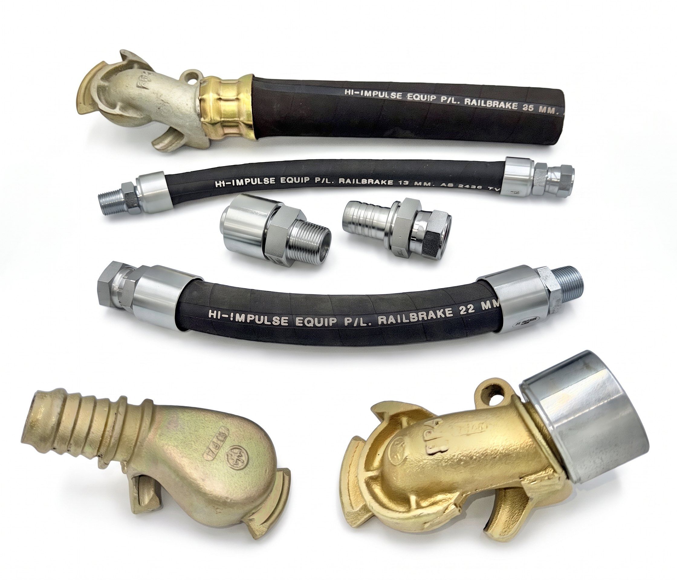Railbrake hose assemblies at Hi-Impulse Equipment